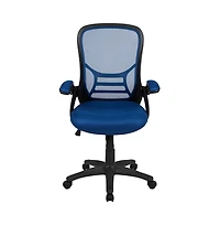Emma+Oliver High Back Mesh Ergonomic Office Chair With Flip-Up Arms