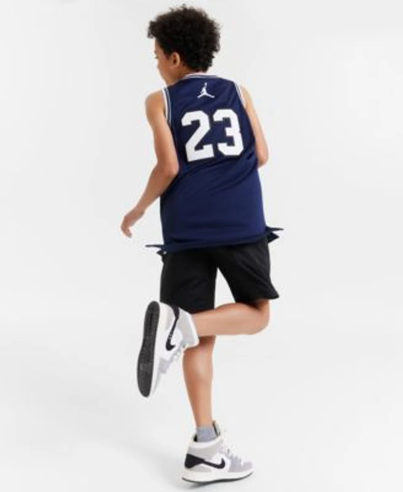 Jordan Big Boys 23 Jersey Sleeveless Tank Top Mesh Logo Shorts