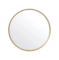 Merrick Lane Monaco Accent Wall Mirror With Metal Frame For Bathroom, Vanity, Entryway, Dining Room, & Living Room