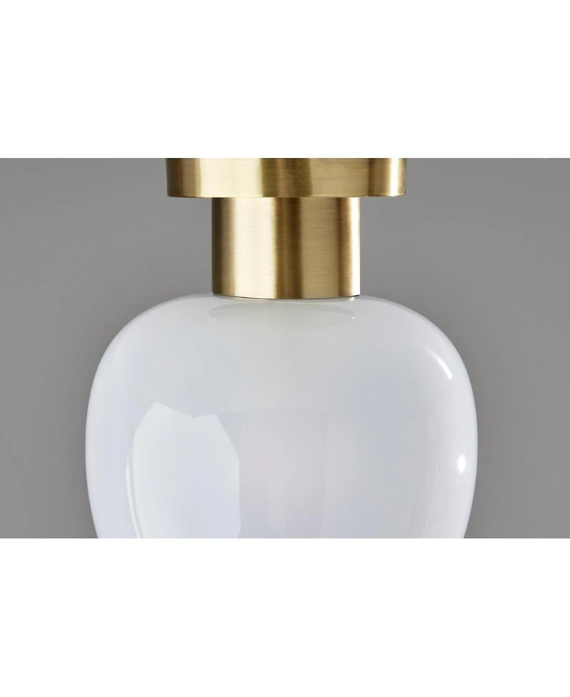 Adesso 11" Magnolia Flush Mount