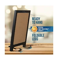 Hanging Or Tabletop Chalkboard With Legs/Wedding Table Sign/Kitchen Countertop Memo Board
