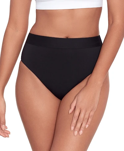 Lauren Ralph Lauren Women's Banded High Waist Swim Bottom