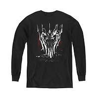 Lord Of The Rings Youth Big Sauron Head Long Sleeve Sweatshirts