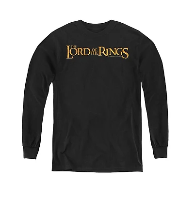 Lord Of The Rings Youth Lotr Logo Long Sleeve Sweatshirts