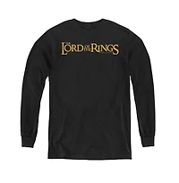 Lord Of The Rings Youth Lotr Logo Long Sleeve Sweatshirts