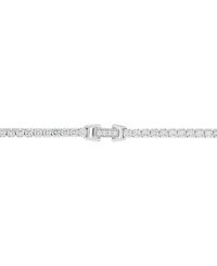 Arabella Freshwater Pearl (9x7mm & 8x6mm) Cubic Zirconia Knotted 17" Lariat Necklace in Sterling Silver