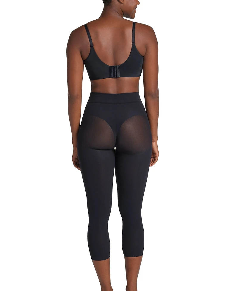 Leonisa Women's Invisible High-Waisted Capri Shaper