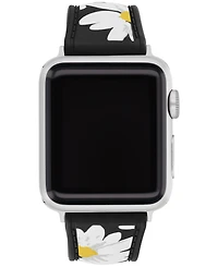 Coach Women's Black Silicone Apple Strap 38mm/40mm/41mm