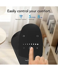 Vornado OZI42 42" Whole Room Air Circulator Tower Fan with Remote Control