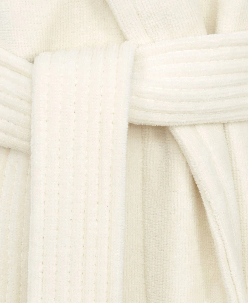 Boss Home Almond Flowers Woman's Cotton Shawl Collar Bathrobe