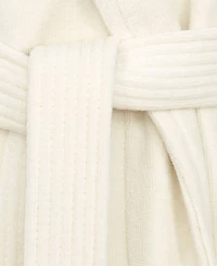 Boss Home Almond Flowers Woman's Cotton Shawl Collar Bathrobe