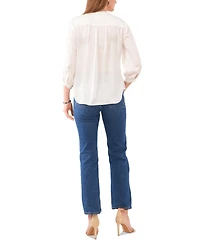 Vince Camuto Women's V-Neck 3/4-Sleeve Blouse