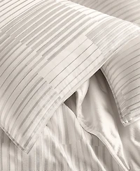 Hotel Collection Metallic Strie 3-Pc. Duvet Cover Set