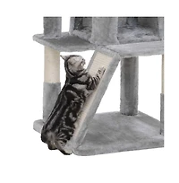 Slickblue Cat Tree With Sisal-covered Scratching Posts