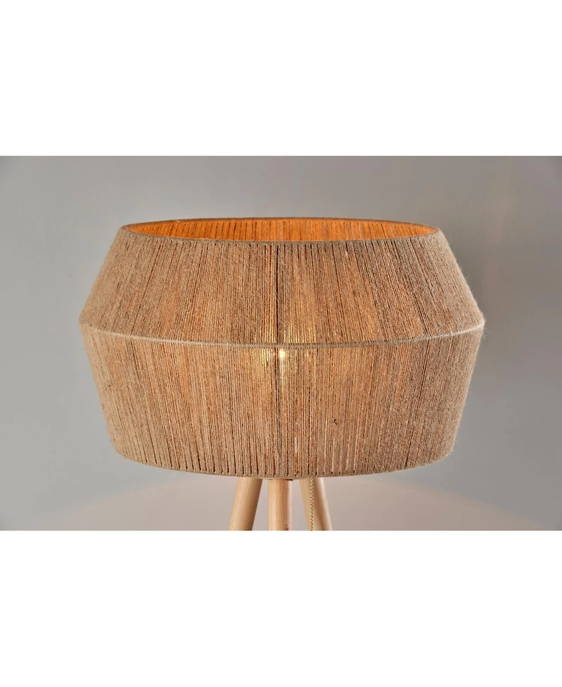 Adesso 61" Wood Montana Floor Lamp