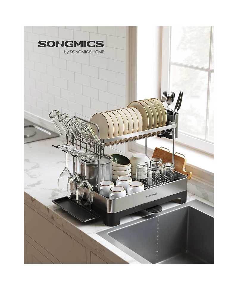 Slickblue 2 Tier Dish Rack