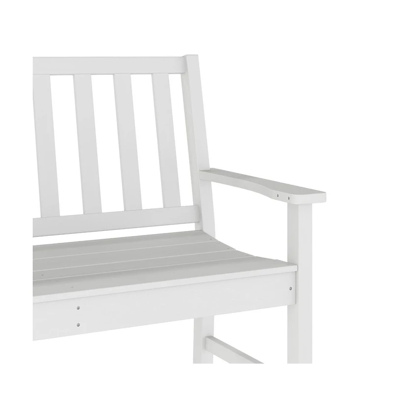 Cressly All Weather Recycled Hdpe Bench For Indoor And Outdoor Use