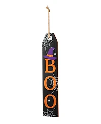 Glitzhome 35.5"H Fall and Halloween Wooden Reversible Tag Porch Sign