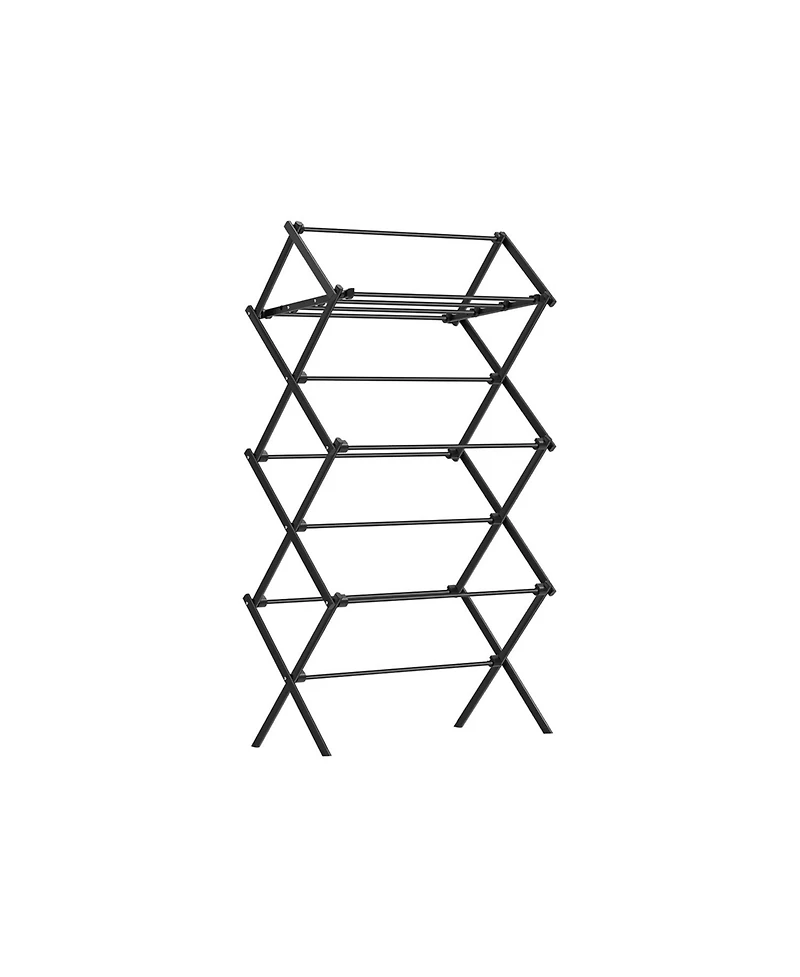 Slickblue Foldable Clothes Drying Rack, Laundry Airer, Steel Frame