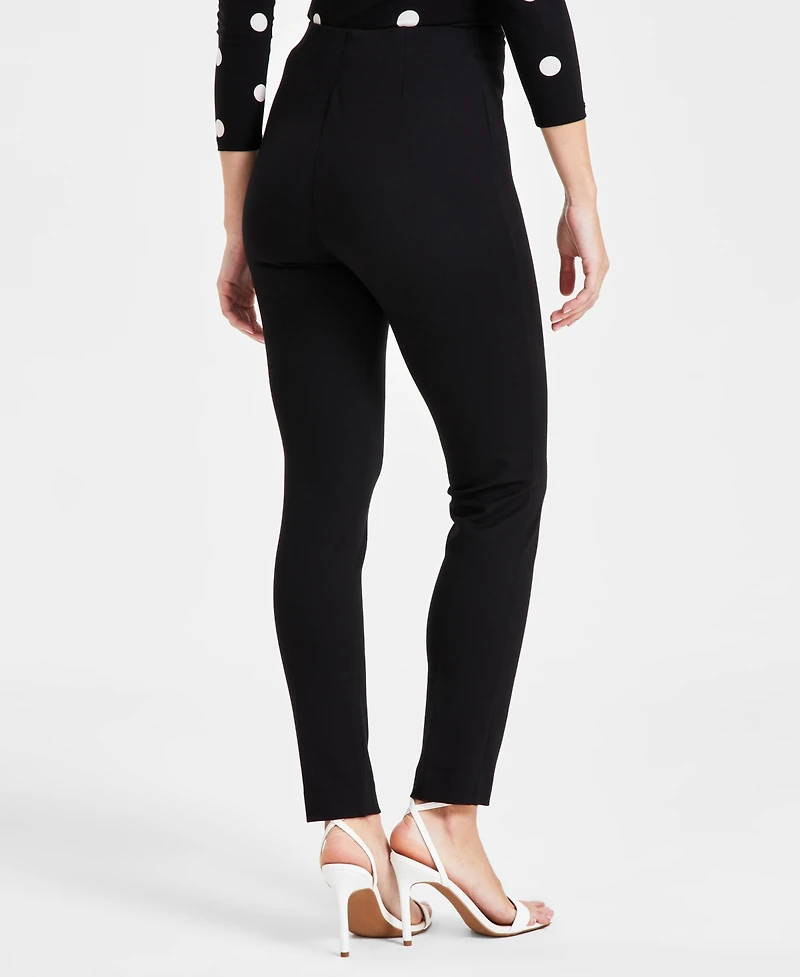 Anne Klein Women's Pull-On Hollywood-Waist Ankle Pants