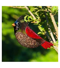 Evergreen Garden Cardinal Mesh Bird Feeder