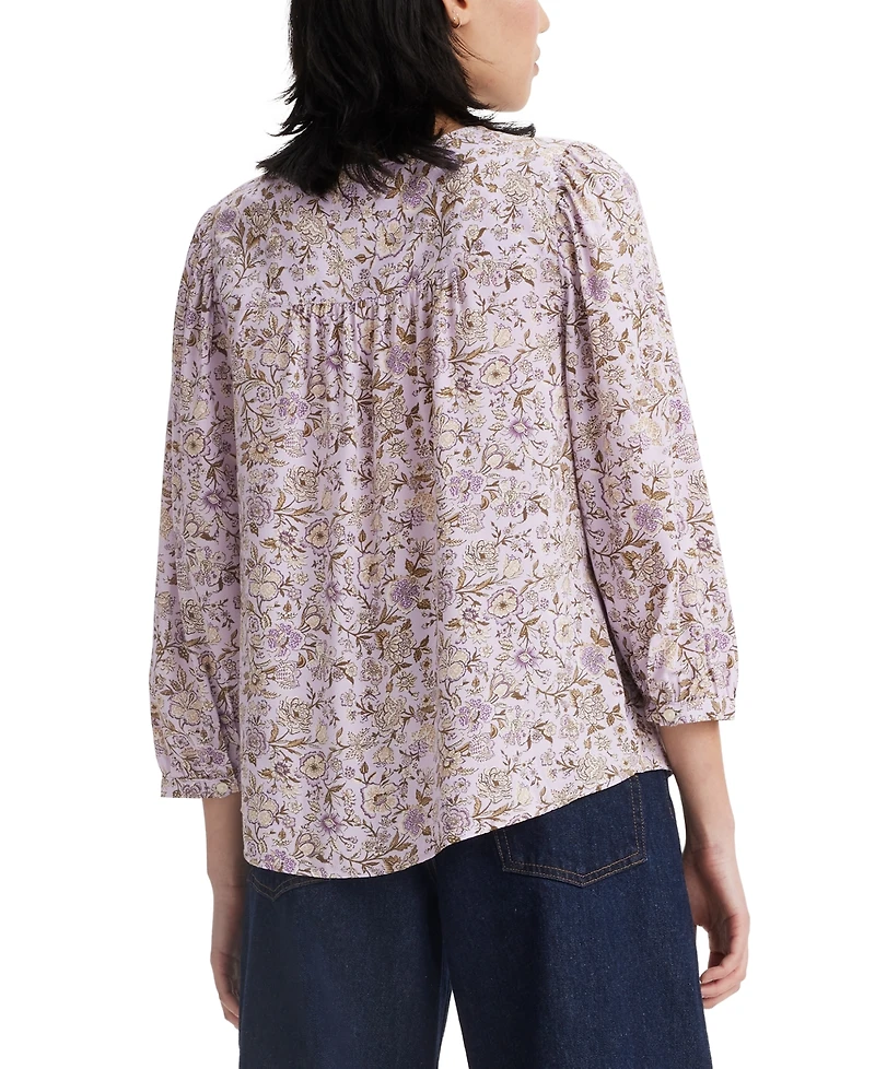 Levi's Women's Halsey 3/4-Sleeve Blouse