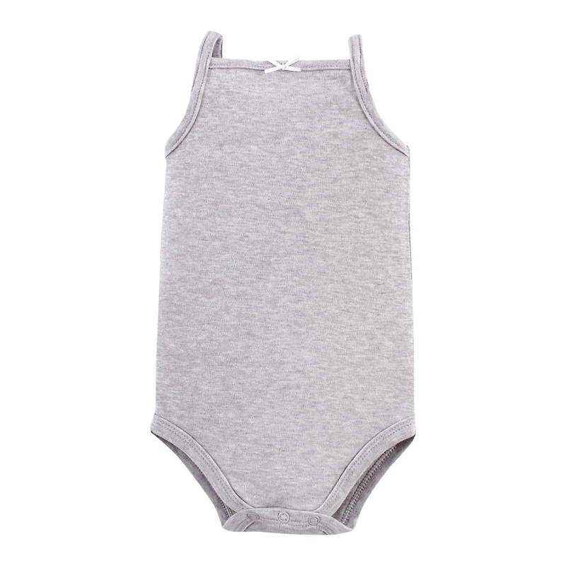 Hudson Baby Girls Soft Cotton Sleeveless Onesies