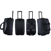Izod Carol Lightweight Soft Shell Rolling Duffel Bag Luggage Set - 20" Carry-on