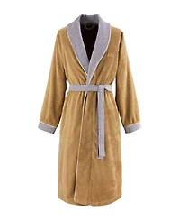 Boss Home Lord Men's Cotton Velour Shawl Bathrobe