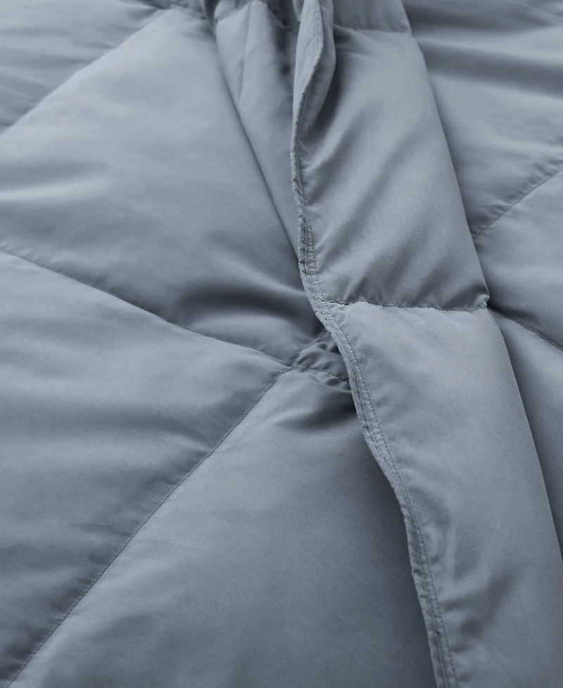 Unikome Lightweight White Goose Down Feather Fiber Comforter