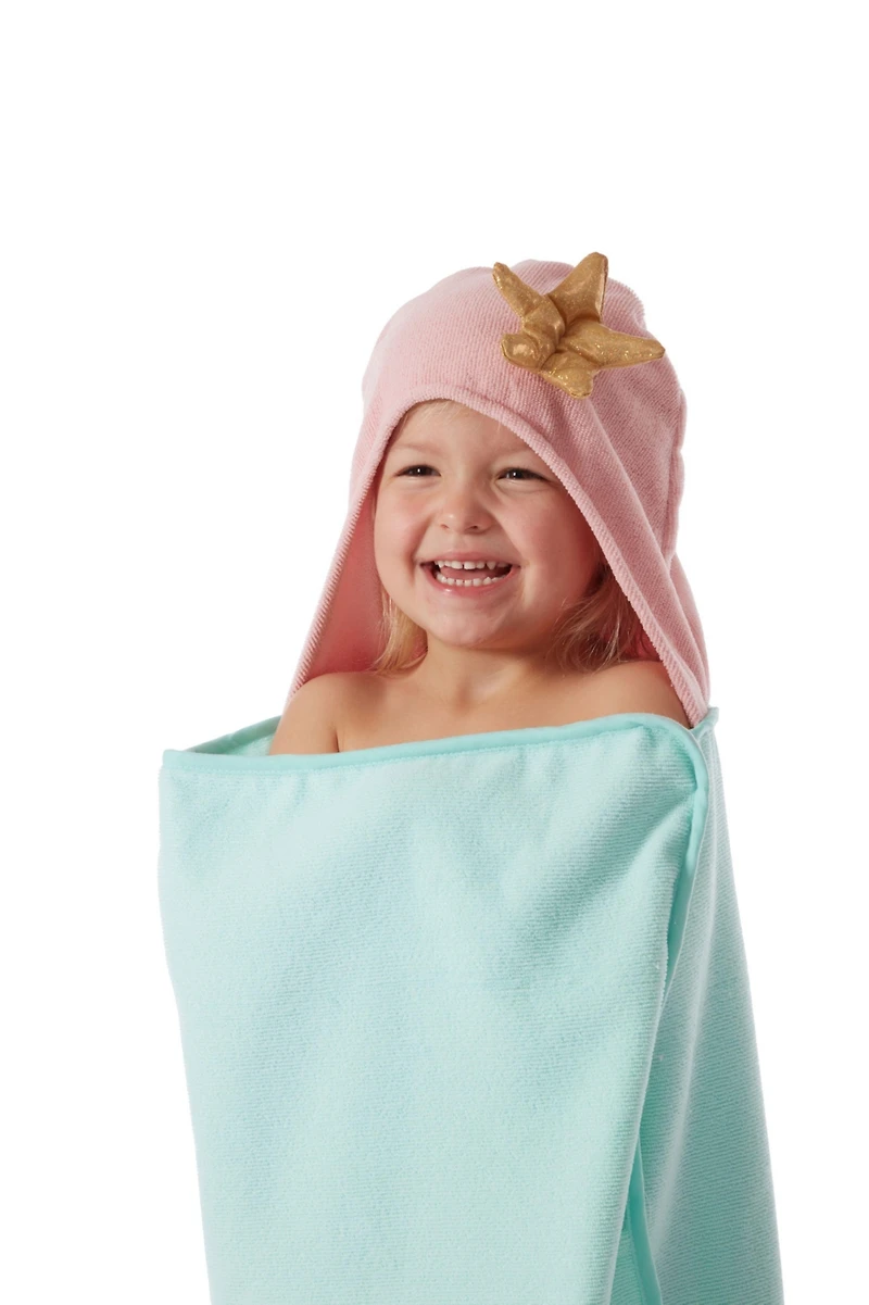 Kate Aurora Kate Aurora Complete 5 Piece Juvi Mermaid Themed Fabric Shower Curtain Bathroom Set