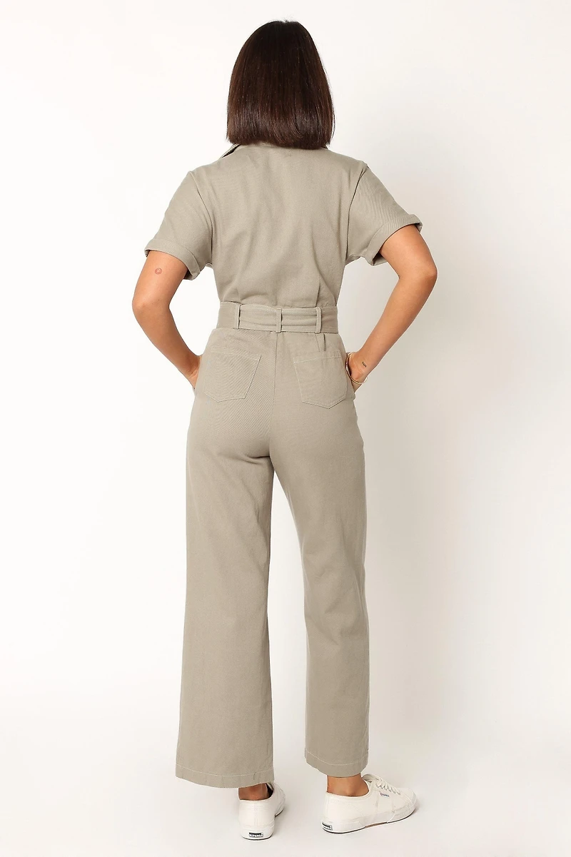 Petal and Pup Women's Demi Contrast Stitch Jumpsuit