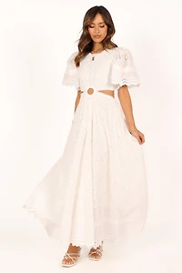 Merletto Cut Out Maxi Women's Dress