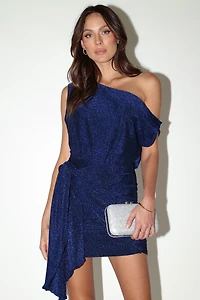 Petal and Pup Womens Santiago Off Shoulder Mini Dress