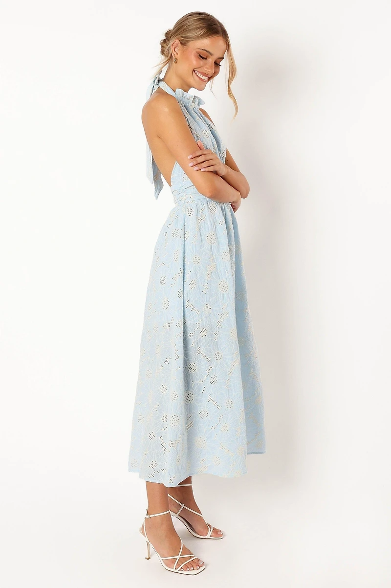 Taila Halterneck Maxi Women's Dress