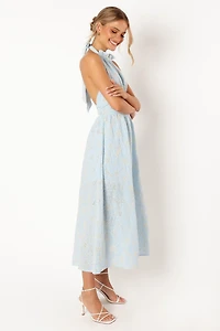 Taila Halterneck Maxi Women's Dress