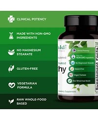 Emerald Labs B-Healthy - With L-5 Methyltetrahydrofolate (5-mthf) Coenzymated Folic Acid as Folate for Energy, Stress, Cognitive and Immune Support