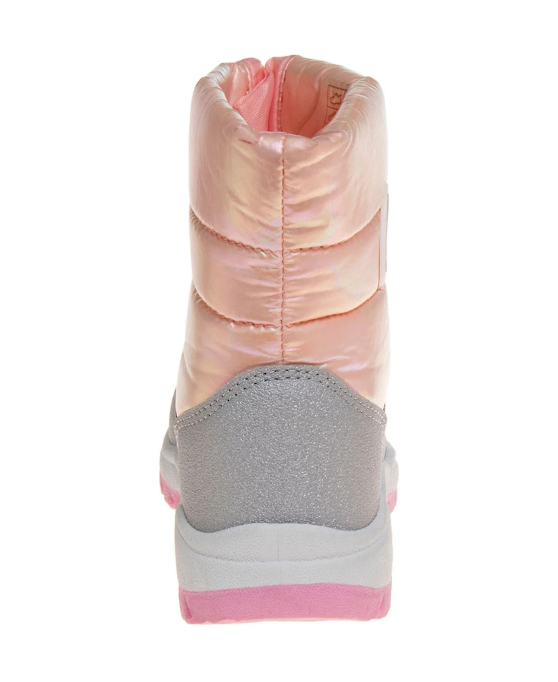 Avalanche Little and Big Girls Slip-Resistant Waterproof Snow Boots