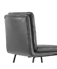 Glamour Home 30" Aulani Iron, Polyester Barstool, Set of 2