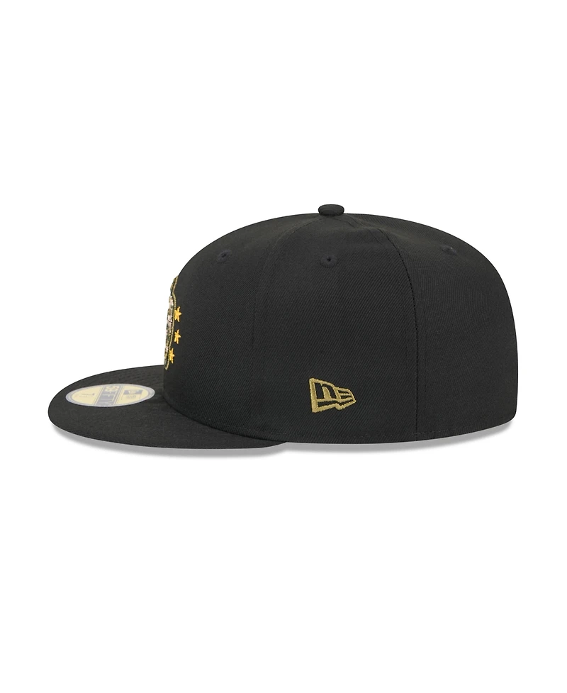 New Era Men's Black San Diego Padres 2024 Armed Forces Day On-Field 59FIFTY Fitted Hat