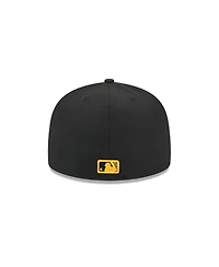 New Era Men's Black Milwaukee Brewers 2024 Armed Forces Day On-Field 59FIFTY Fitted Hat