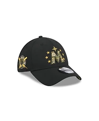 New Era Men's Black Minnesota Twins 2024 Armed Forces Day 39THIRTY Flex Hat
