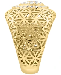 Effy Diamond Teardrop Cluster Floral Lattice Statement Ring (1/3 ct. t.w.) in 14k Gold