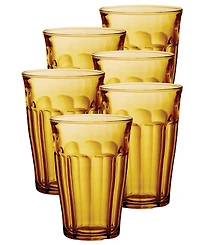 Duralex Picardie Amber Tumbler Highball - 12 1/8 Oz. - Set Of 6