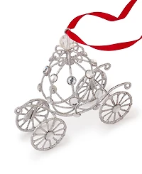 Holiday Lane Jeweled Classics Glittered Pumpkin Carriage Ornament, Exclusively at Macy's