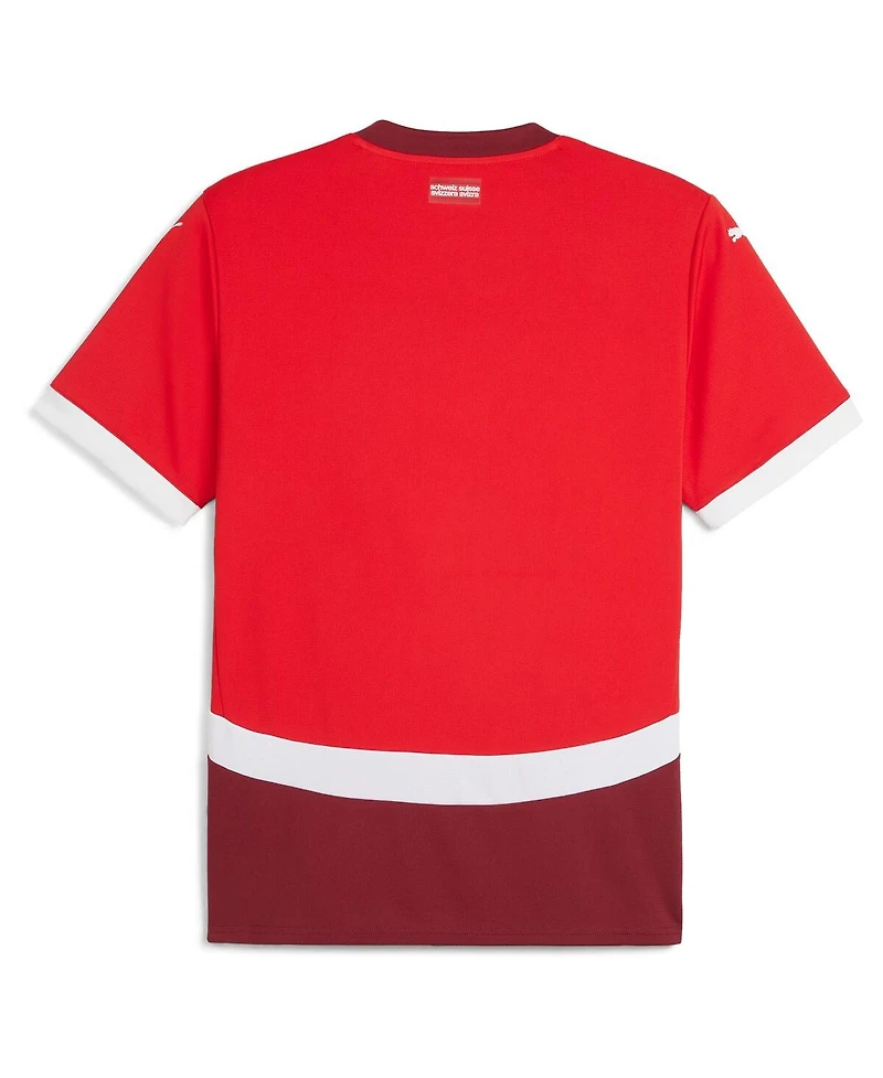 Puma Men's Red Switzerland National Team 2024 Home Replica Jersey
