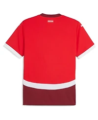 Puma Men's Red Switzerland National Team 2024 Home Replica Jersey