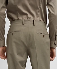 Mango Men's Stretch Fabric Slim-Fit Suit Pants