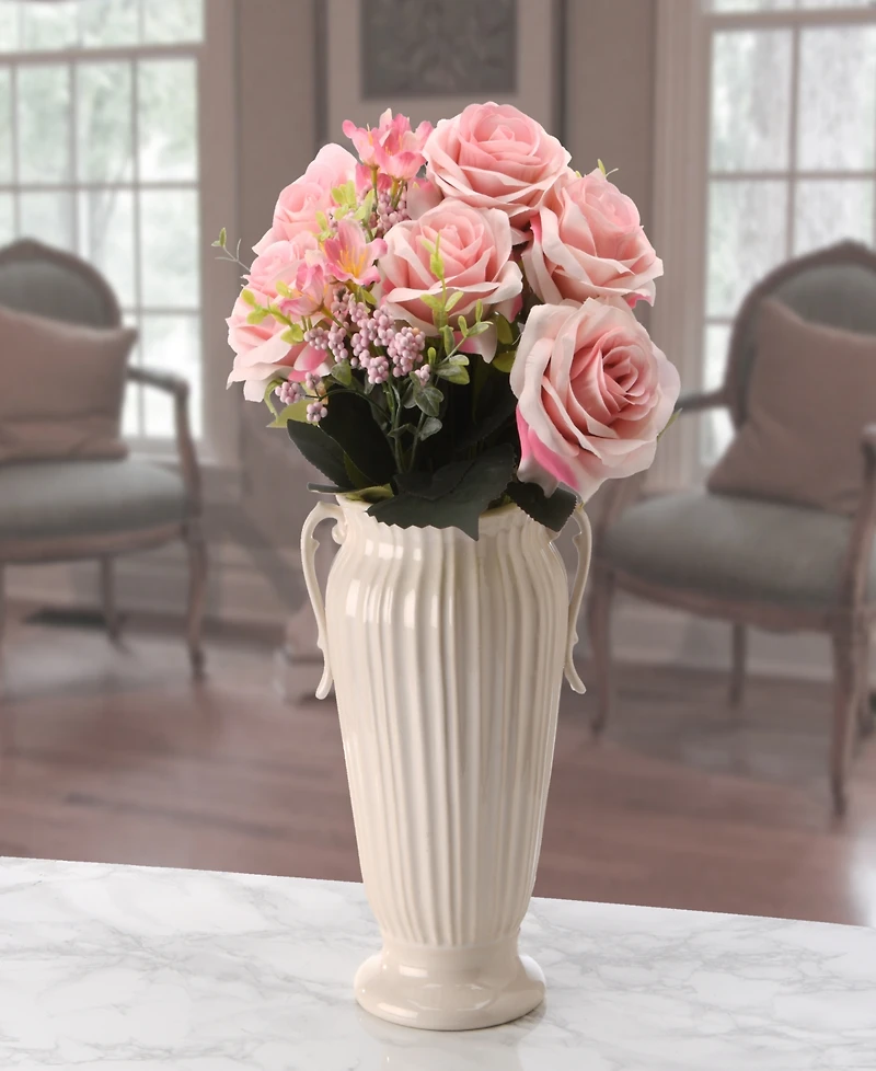 National Tree Company 19 Pink Rose Bundle