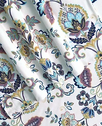 Tribeca Living Abstract Paisley Printed Extra Deep Pocket Flannel Sheet Set